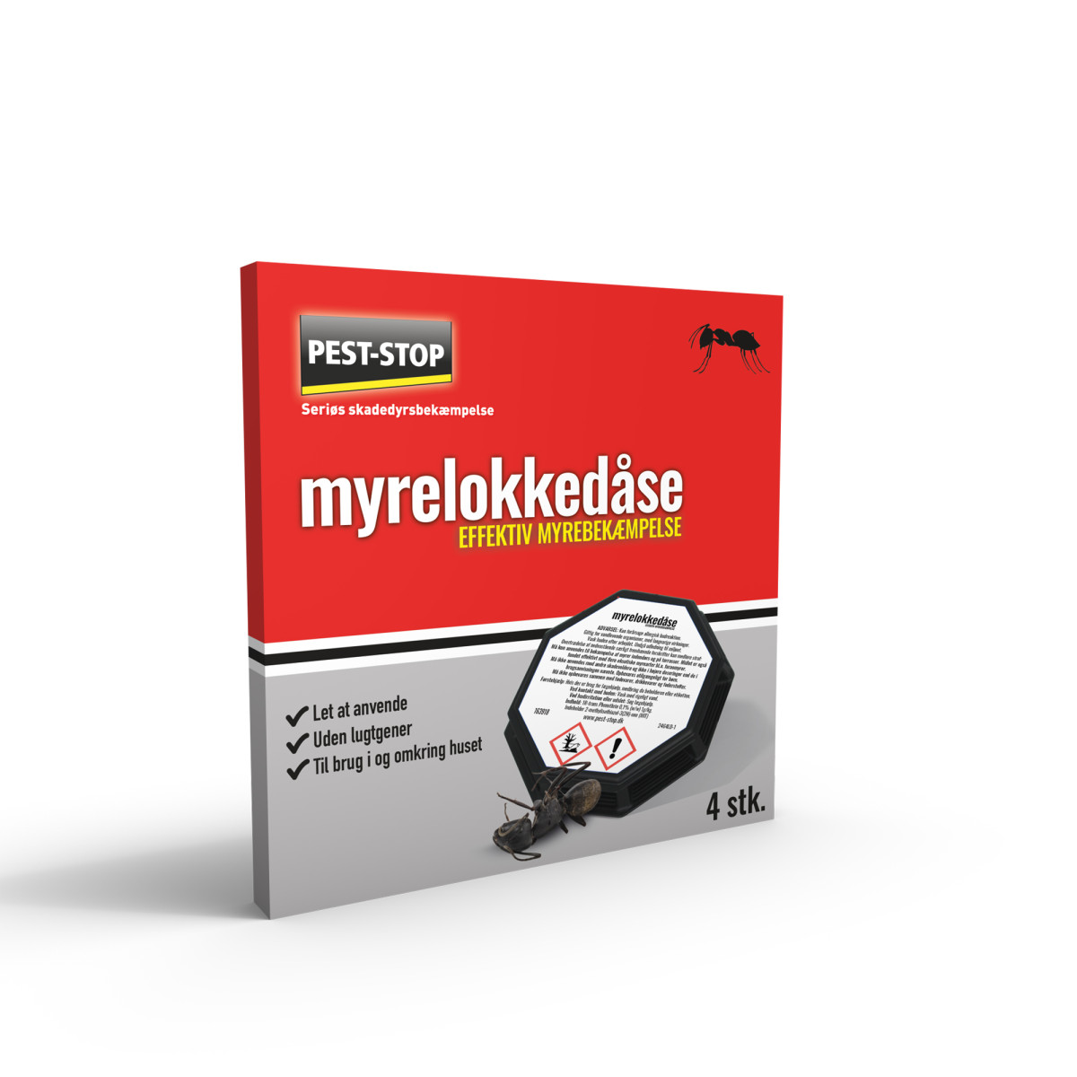 Pest-Stop Myrelokkedåse - 4 stk.