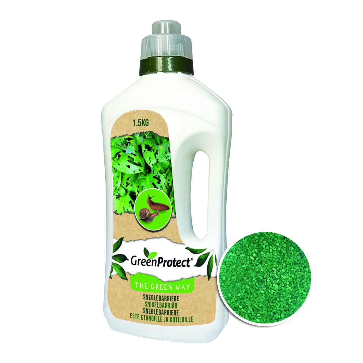 1,5 kg. Sneglebarriere fra Green Protect